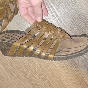 Teva Women's Tan Strappy Sandals